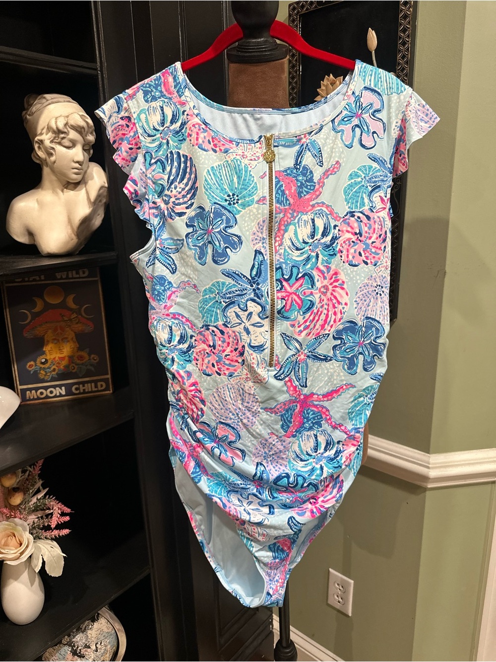 Lilly Pulitzer Jossette One‑Piece Swimsuit – “Bahamas Beachcomber” Print